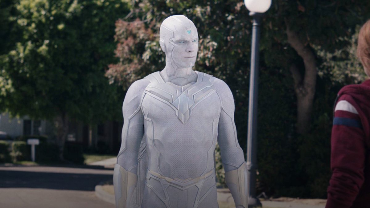 White Vision and Ultron in the VisionQuest trailer